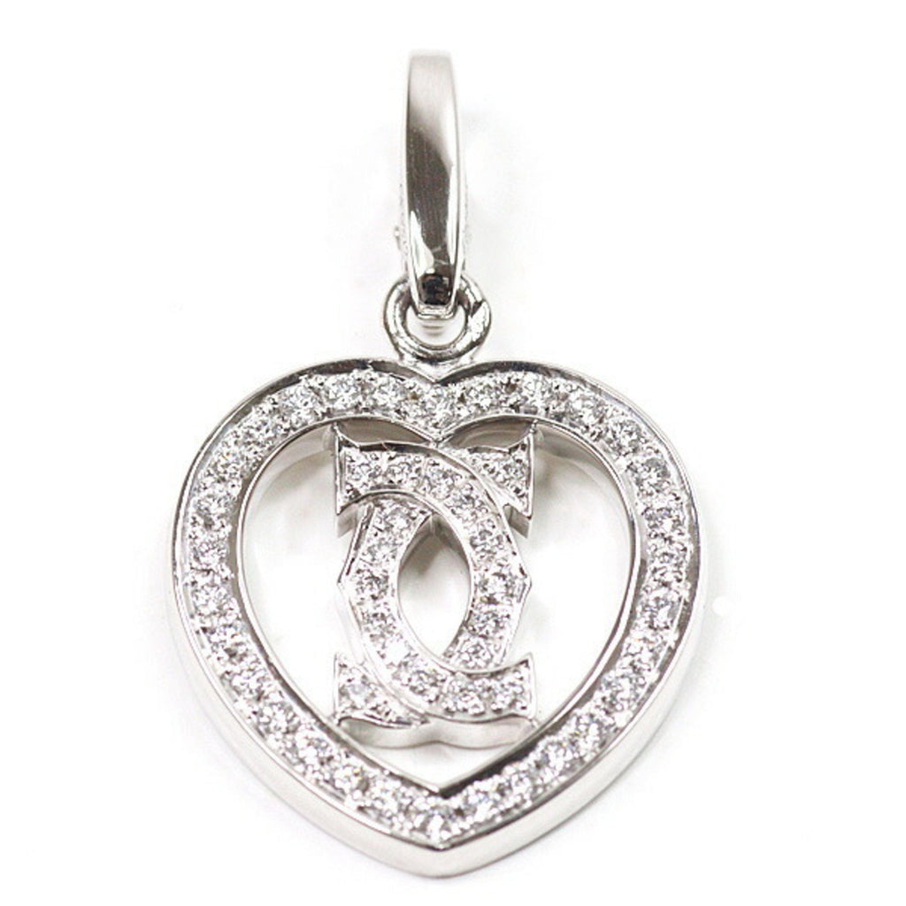 Pendant Necklace 18K White Gold With Diamond