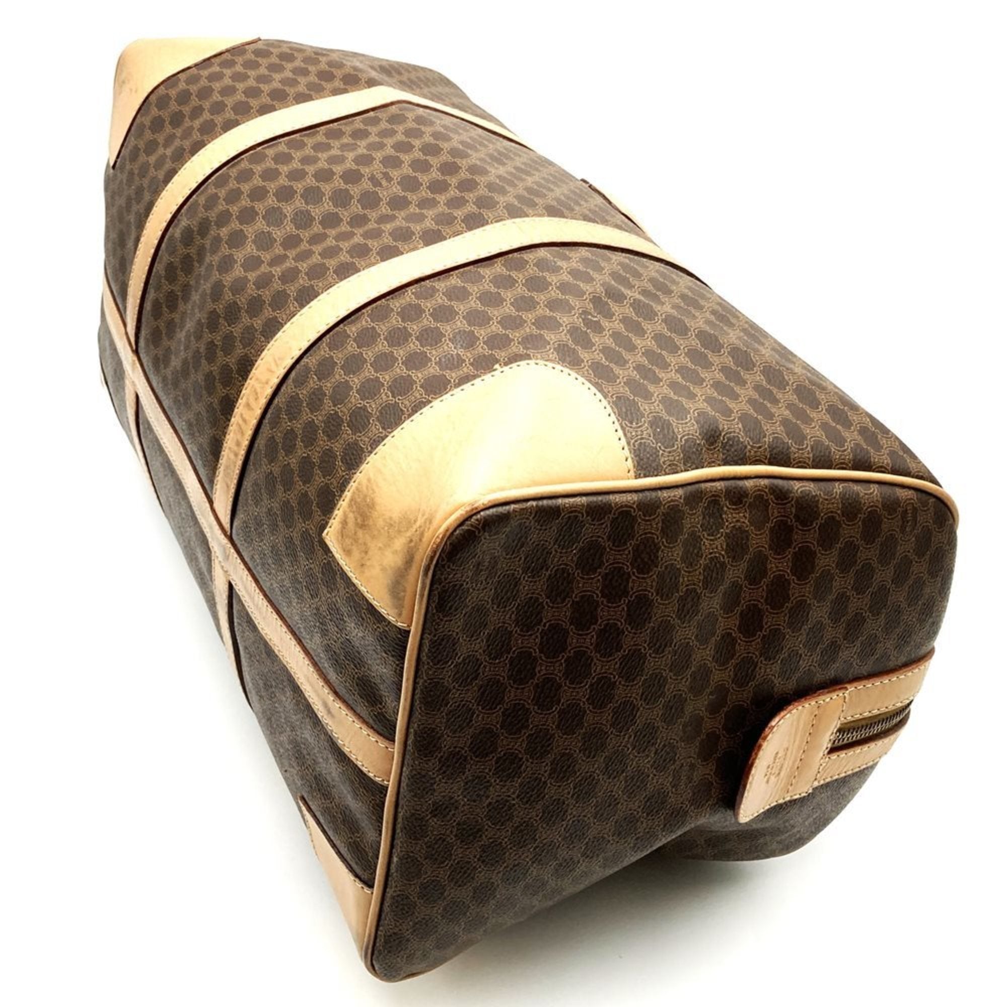 Vintage Duffle Bag Macadam Coated Canvas Large