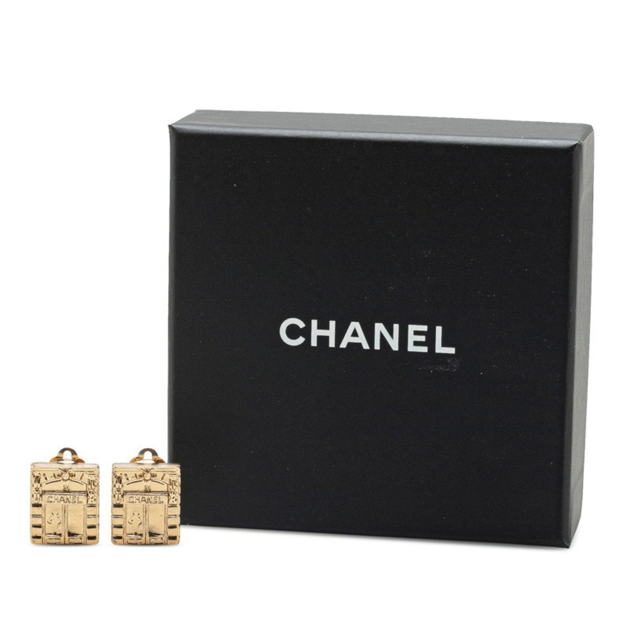 Earrings Gold-Tone Metal