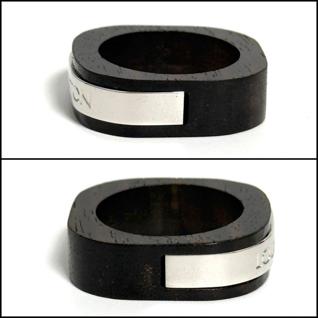 Square Ring Metal and Wood