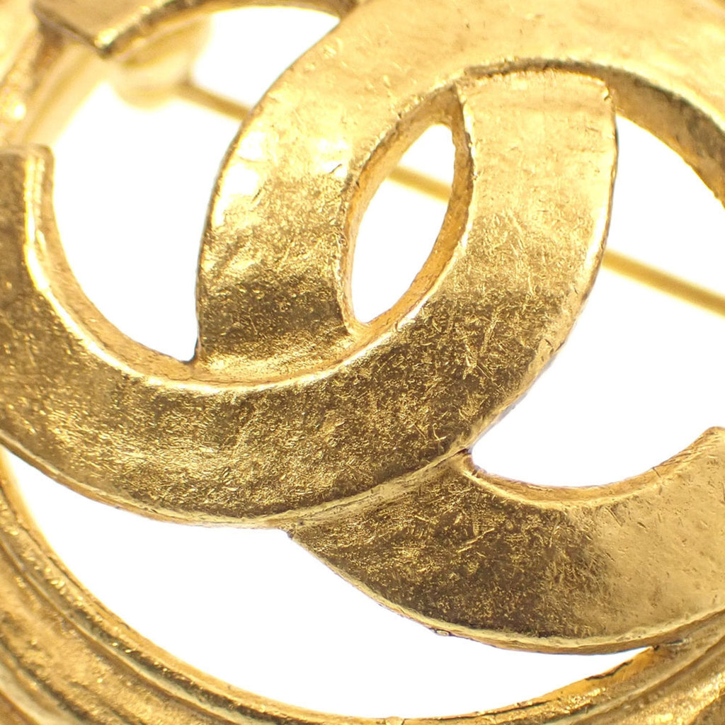 CC Logo Brooch Metal