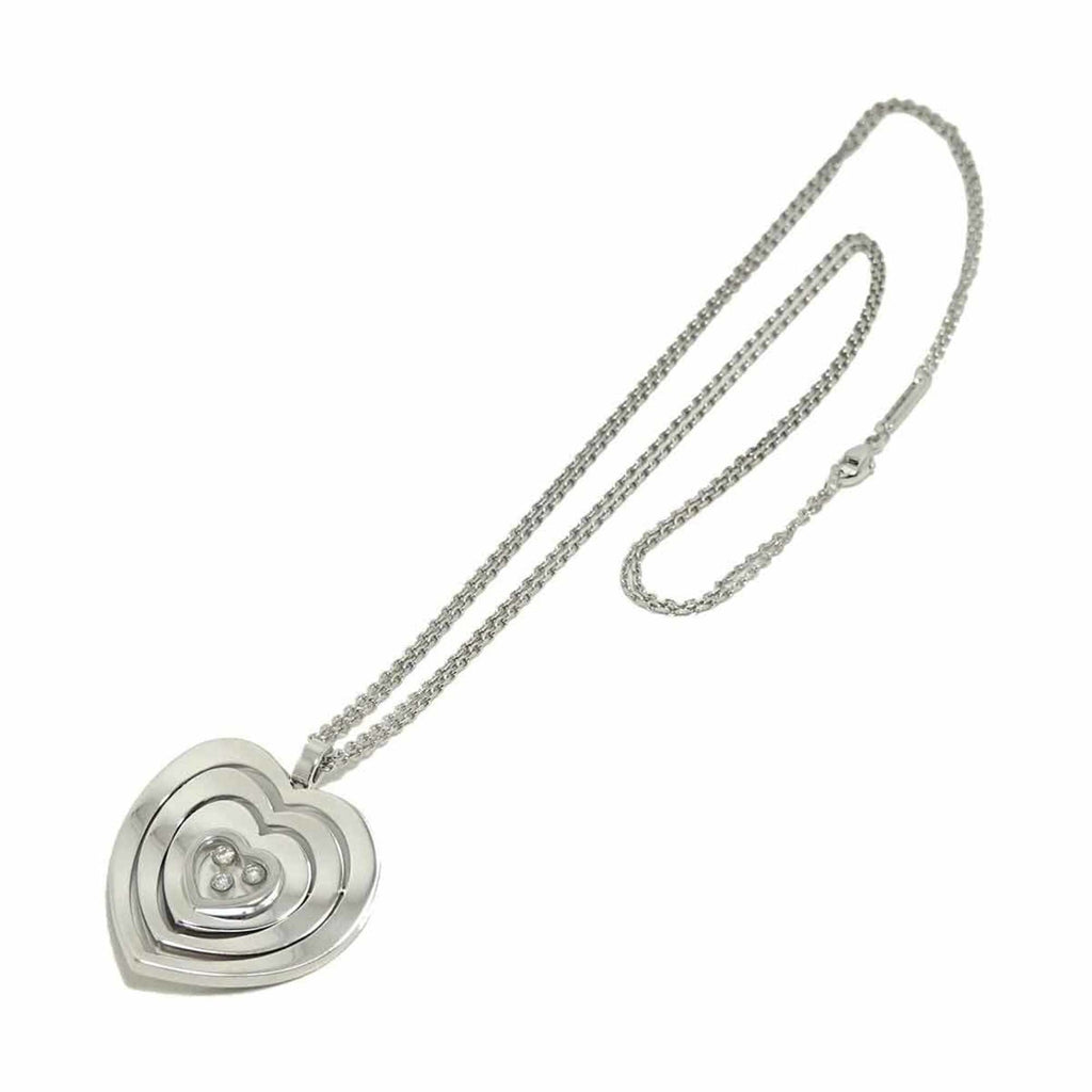 Pendant Necklace 18K White Gold