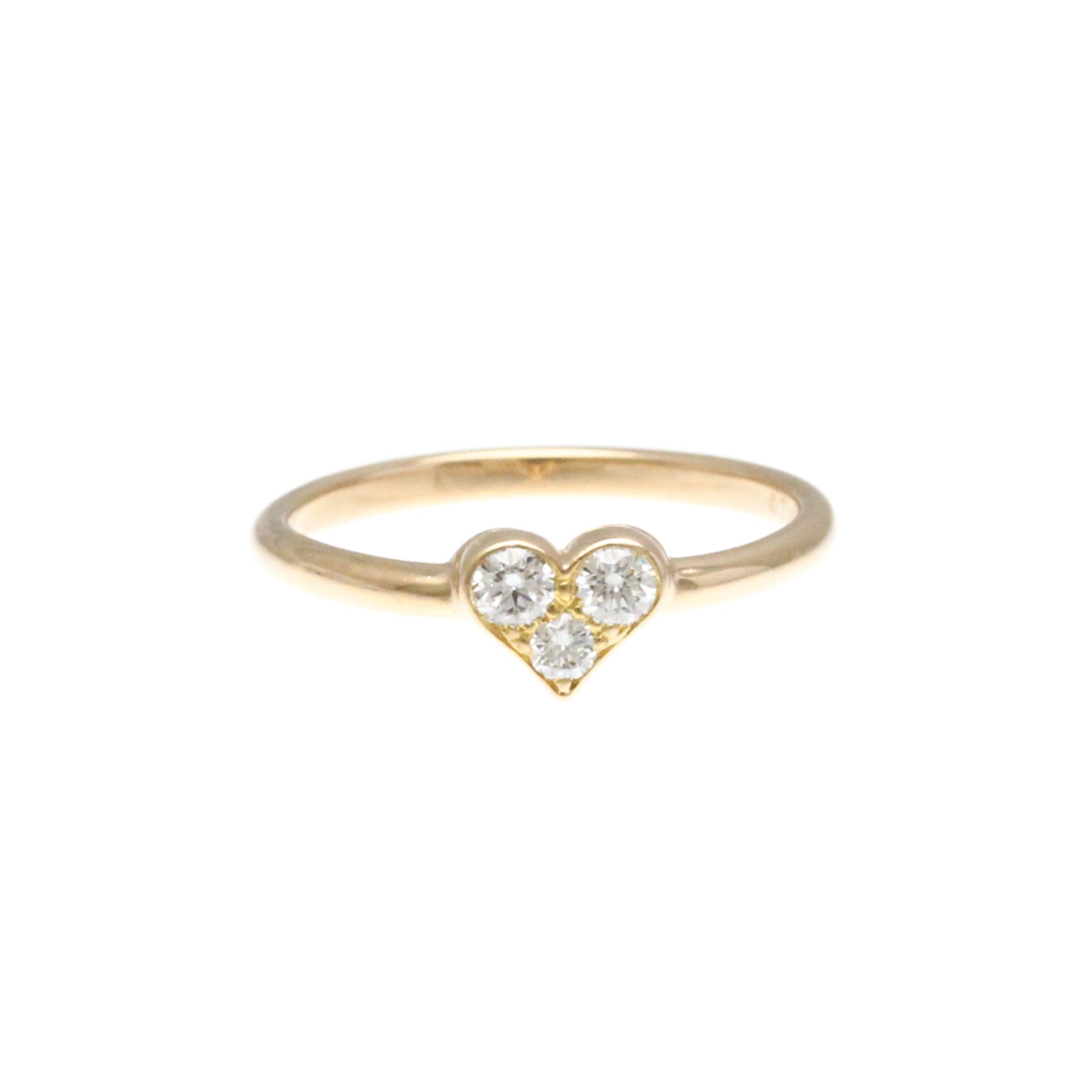 Sentimental Heart Ring 18K Rose Gold with Diamond