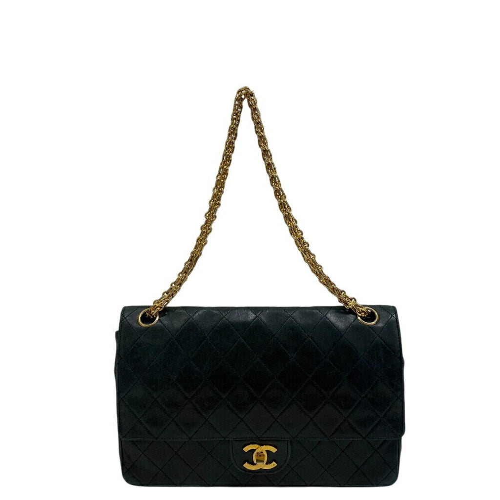 Vintage Classic Double Flap Bag Quilted Lambskin Medium