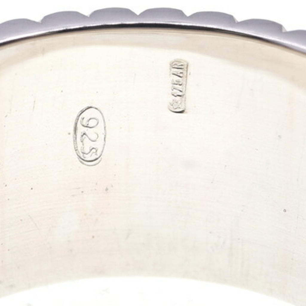 Coin Edge Ring Sterling Silver