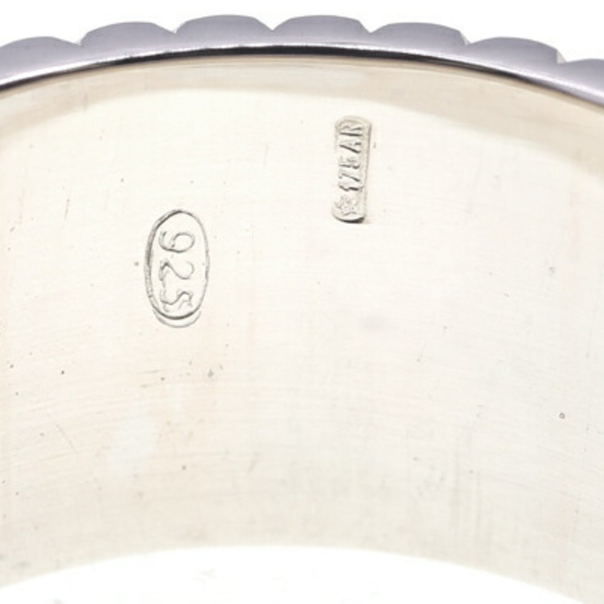 Coin Edge Ring Sterling Silver
