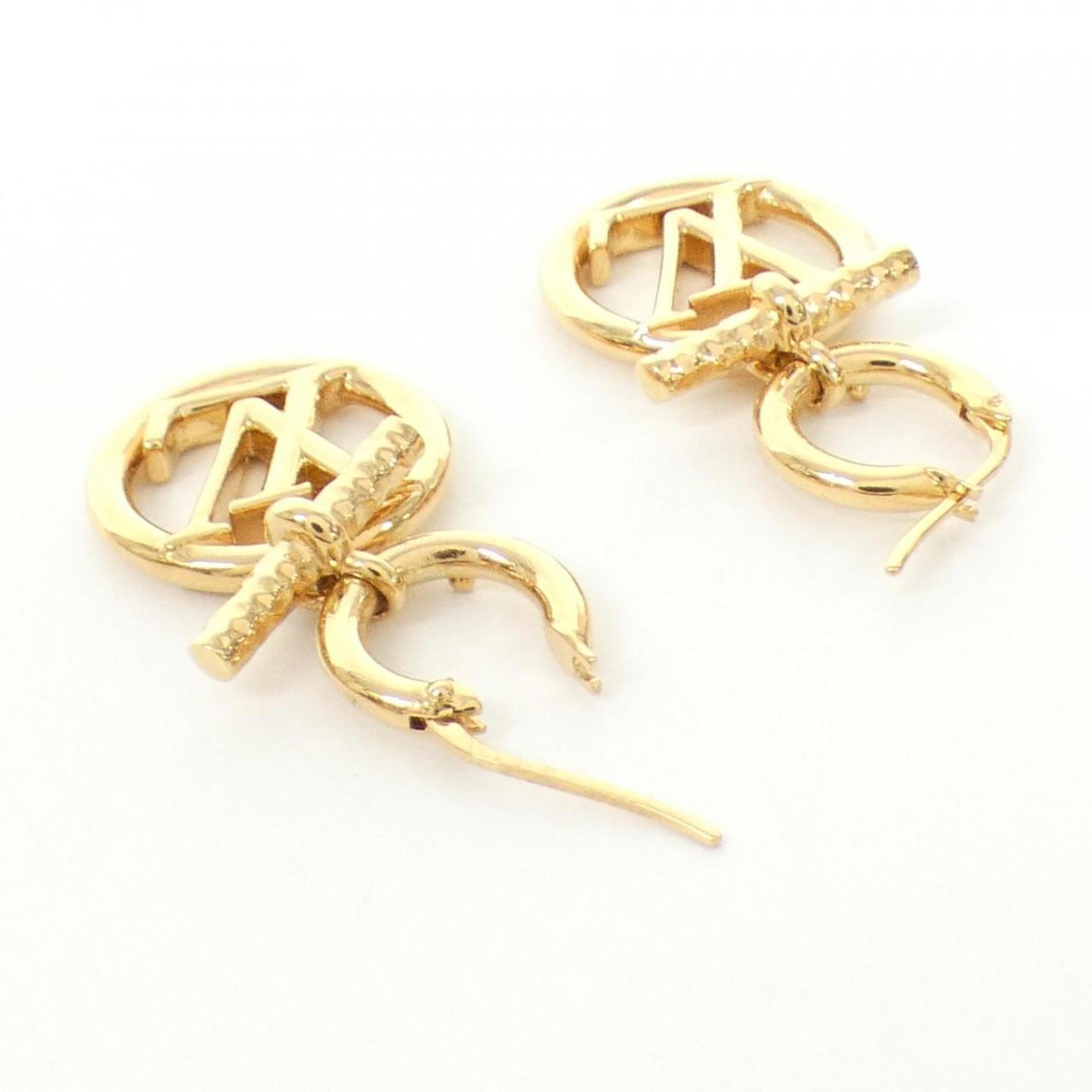 Earrings Gold-Tone Metal
