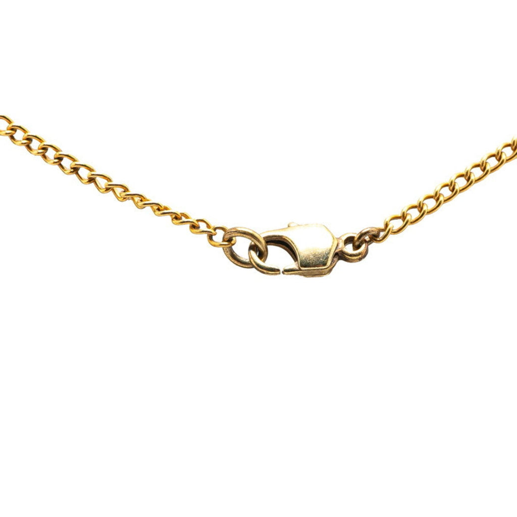 CC Logo Heart Pendant Necklace Metal