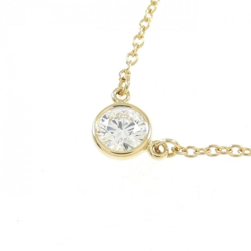 Elsa Peretti Diamonds By The Yard Pendant Necklace 18K Yellow Gold and Diamond
