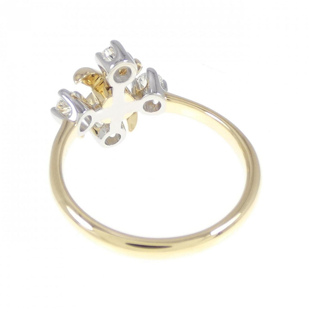 Lin Band Ring With Diamond Yellow