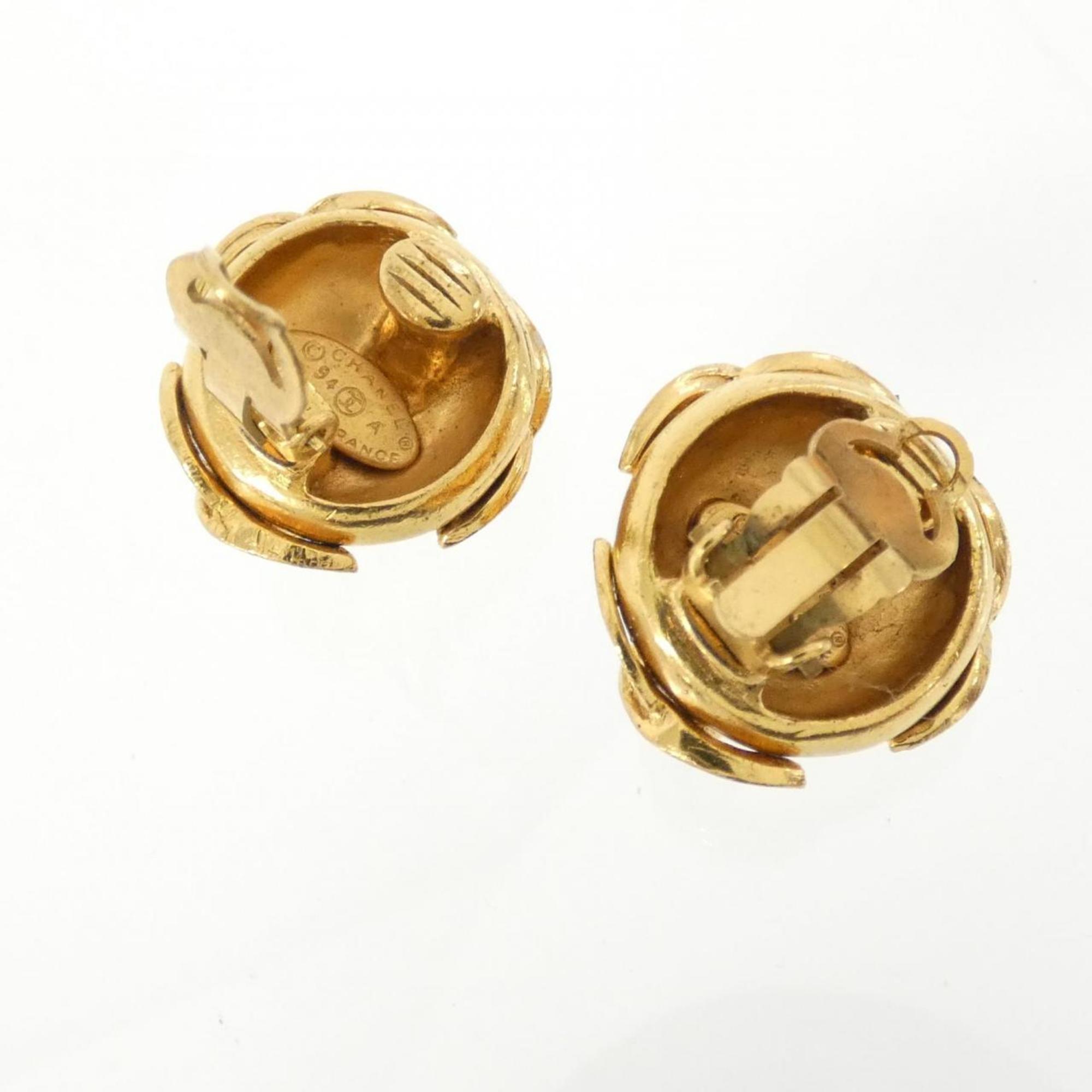 Earrings Gold-Tone Metal