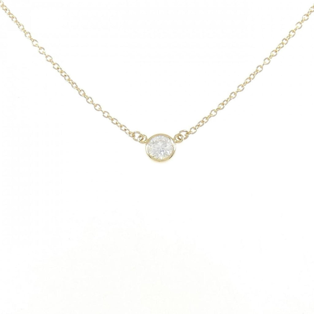 Elsa Peretti Diamonds By The Yard Pendant Necklace 18K Yellow Gold and Diamond