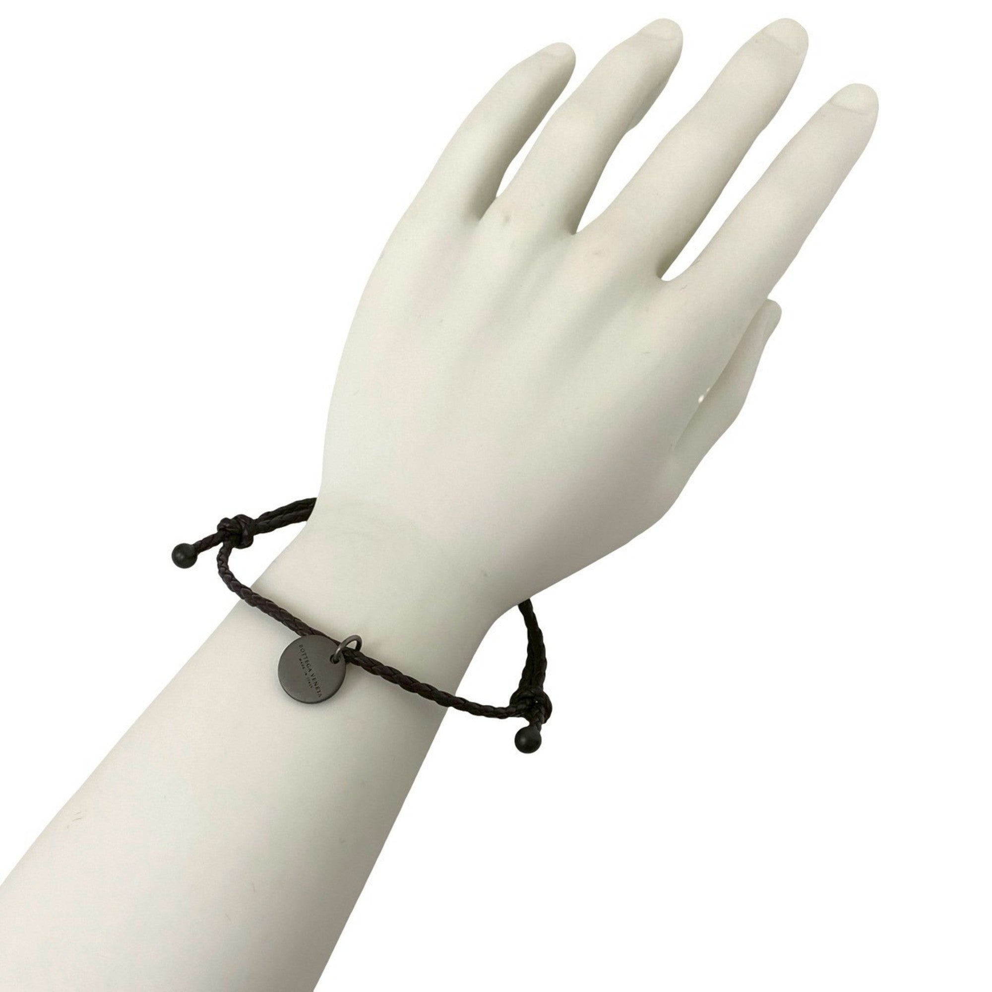 Charm Bracelet Leather Brown