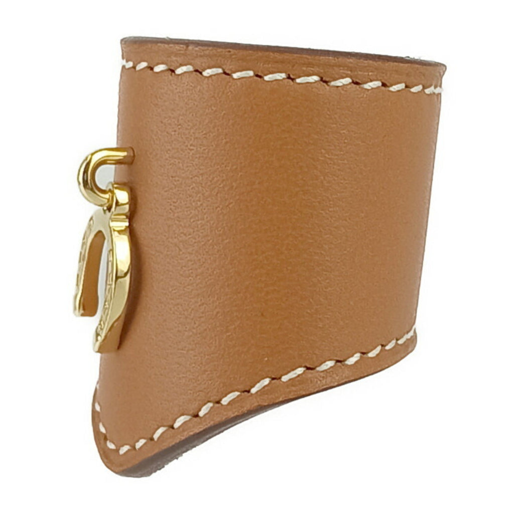 Scarf Ring Agneau Milo Brown