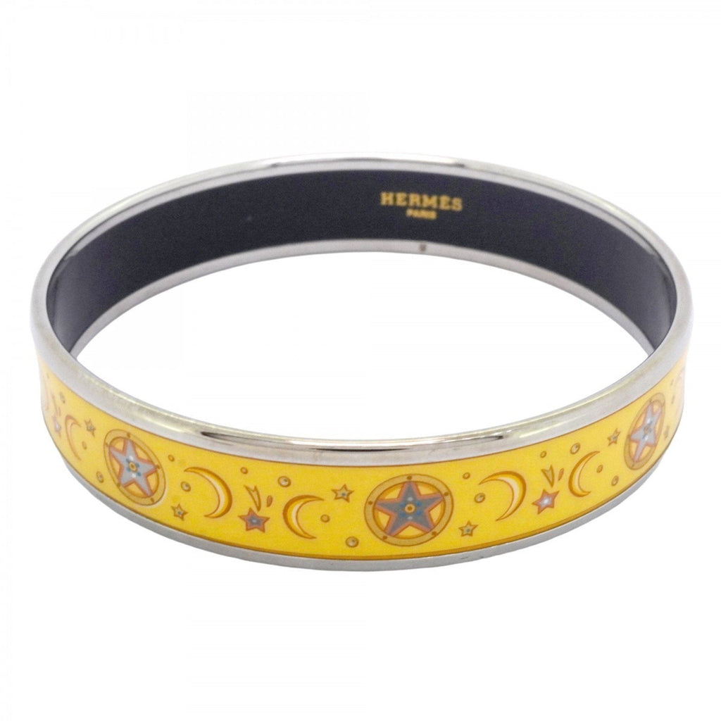 Bracelet Cloisonné and Enamel and Metal Multi-Color Silver Yellow