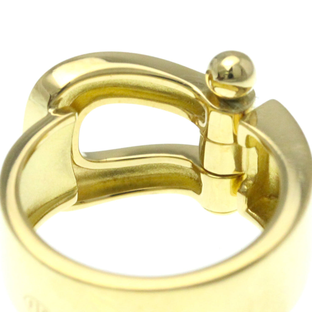 Band Ring 18K Yellow Gold with Diamond Large