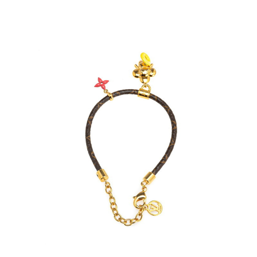 Vivienne Pool Bracelet Brown Gold Plated Hardware