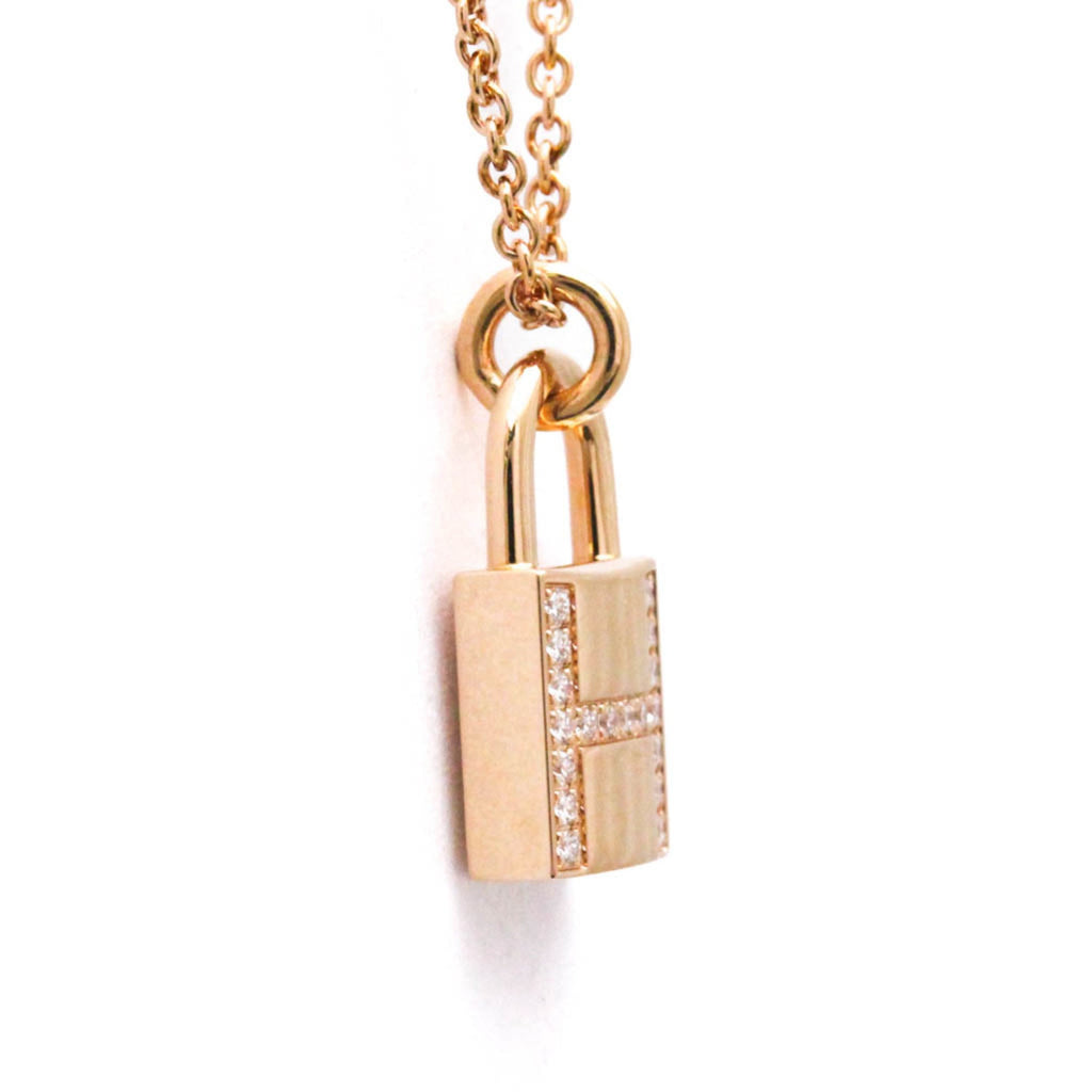 Cadena Pendant Necklace 18K Rose Gold with Diamond