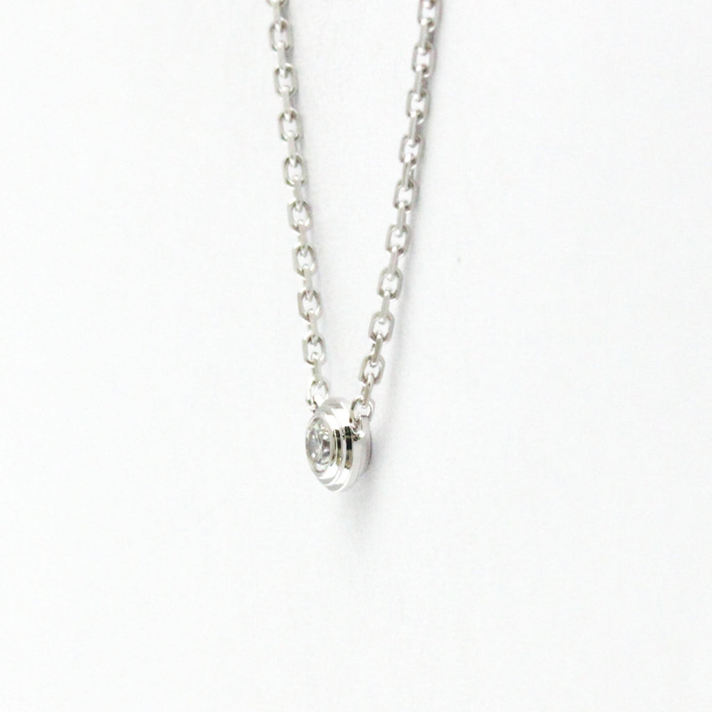 Pendant Necklace 18K White Gold with Diamond