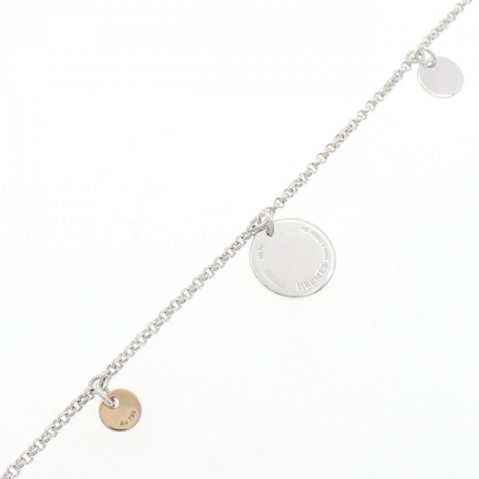 Exlibris Bracelet 18K Rose Gold and Sterling Silver Mini
