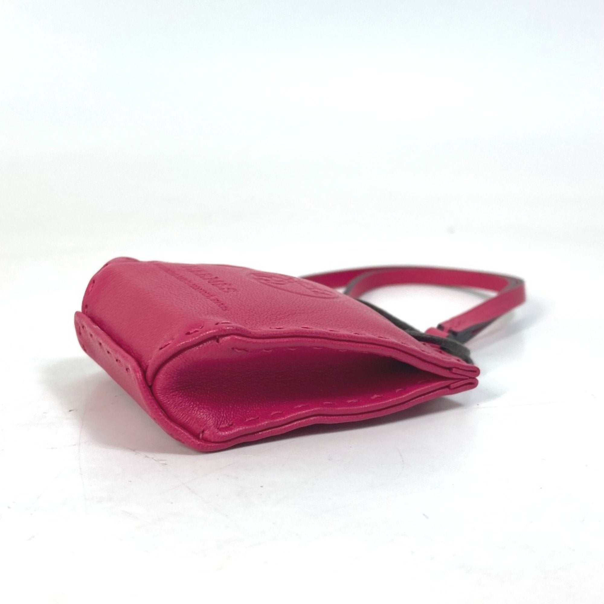 Charm Swift Leather Pink Handbag Charm