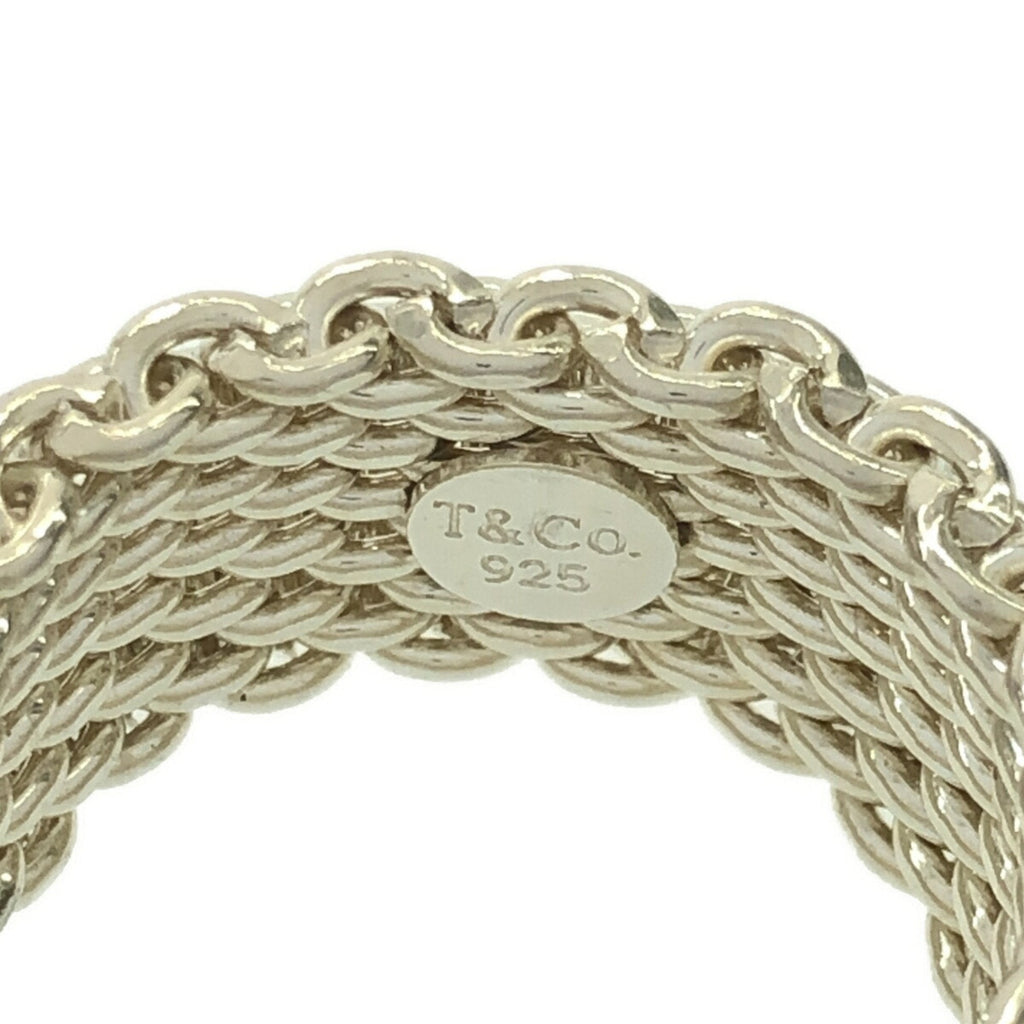 Somerset Mesh Ring Sterling Silver