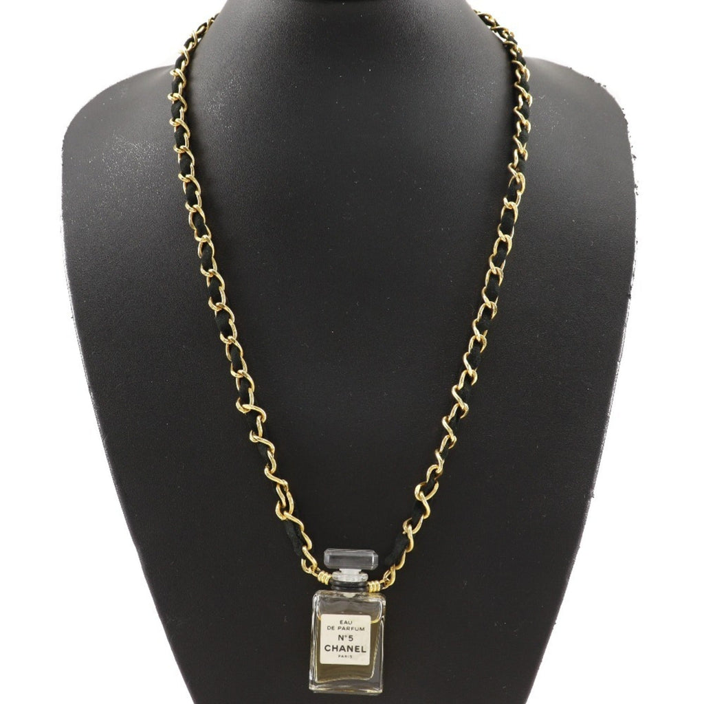 Perfume Bottle Pendant Necklace Metal