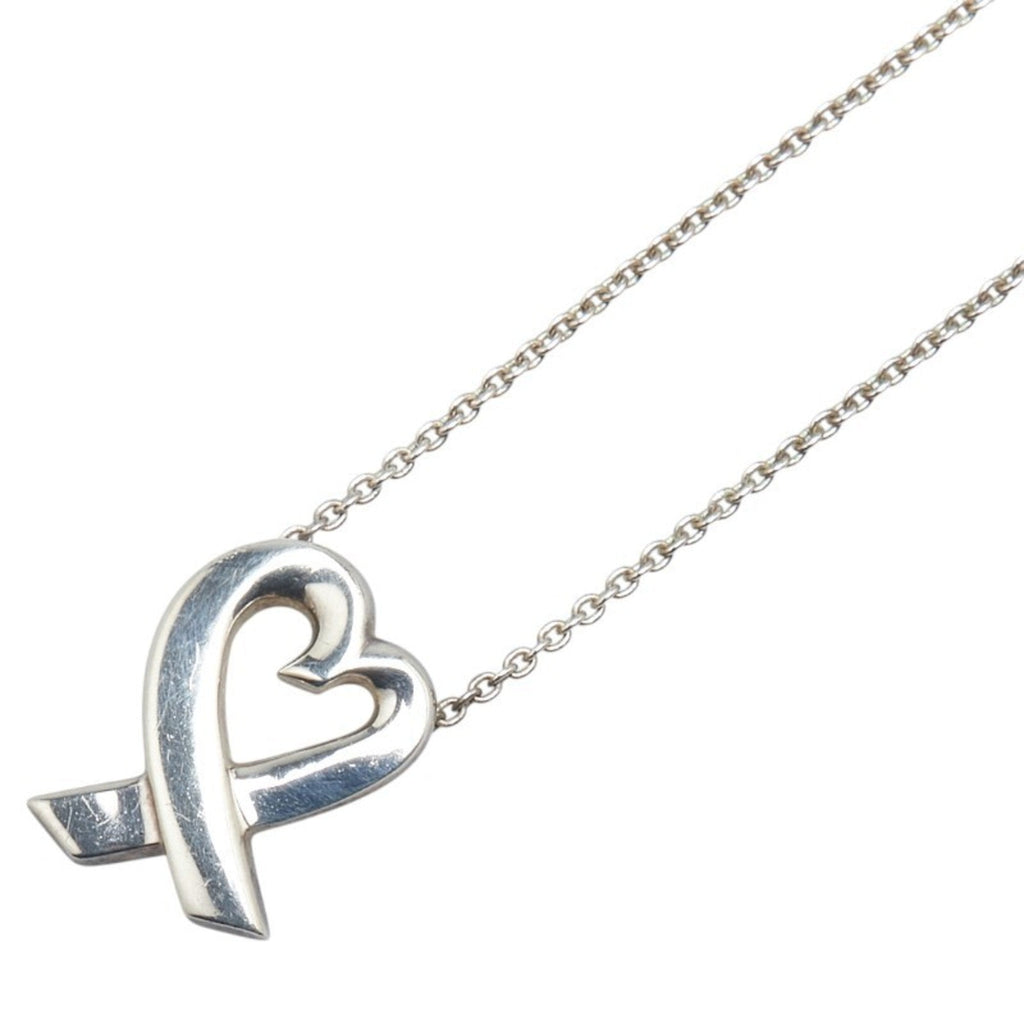 Loving Heart Pendant Necklace Sterling Silver