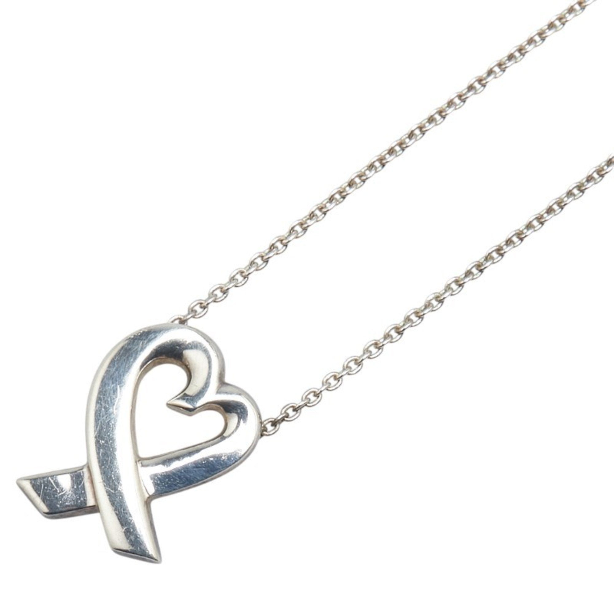 Loving Heart Pendant Necklace Sterling Silver
