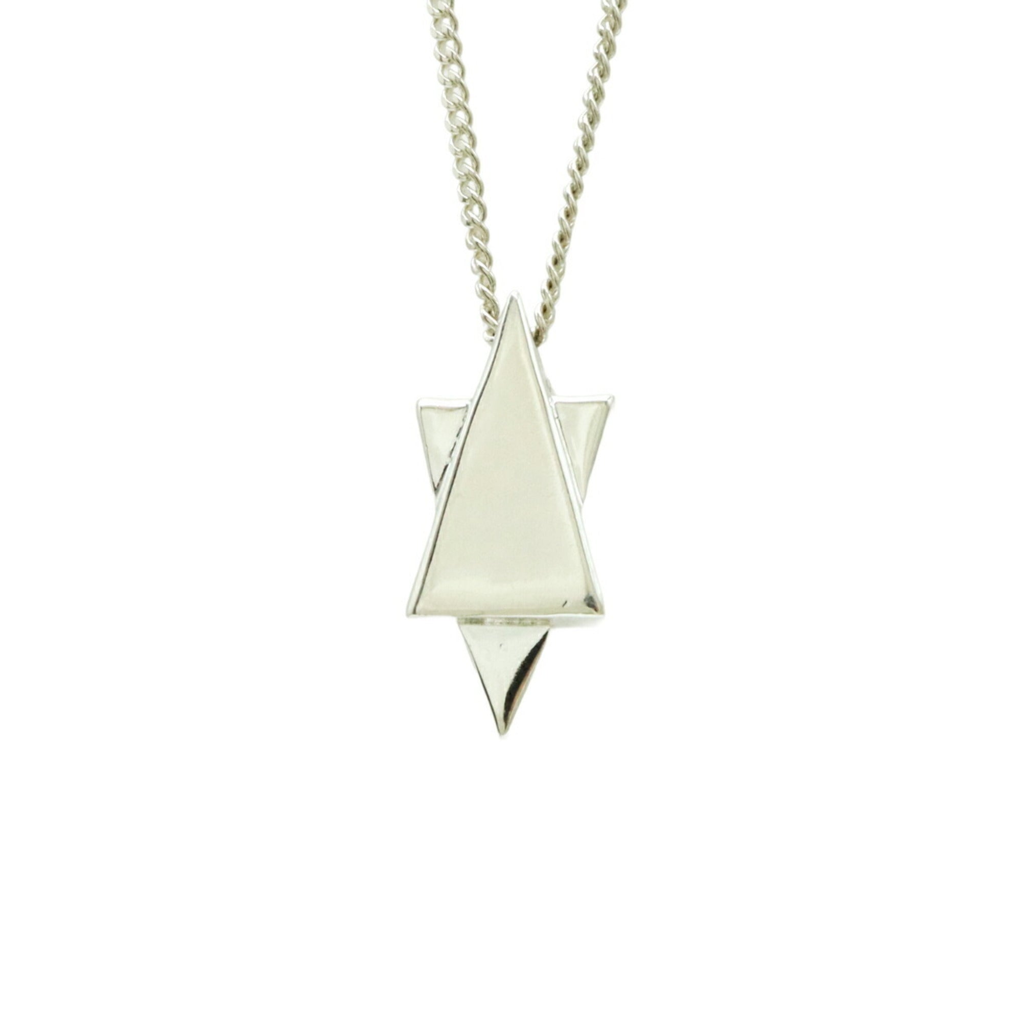 Star Of David Pendant Necklace Sterling Silver