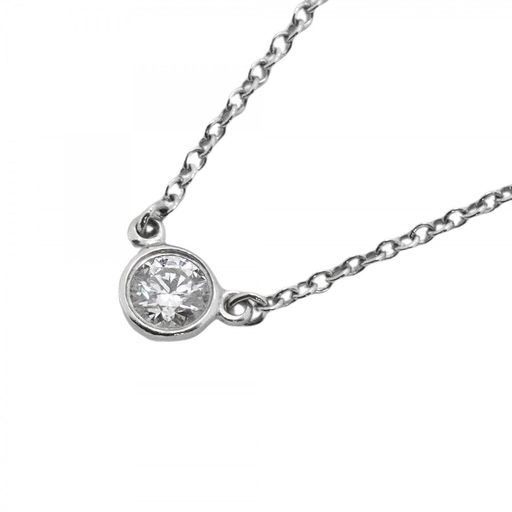 Elsa Peretti Diamonds By The Yard Pendant Necklace Platinum and Diamond