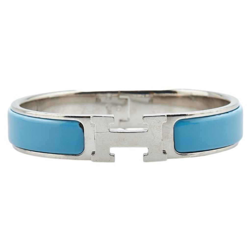 Bracelet Metal Light Blue and Silver