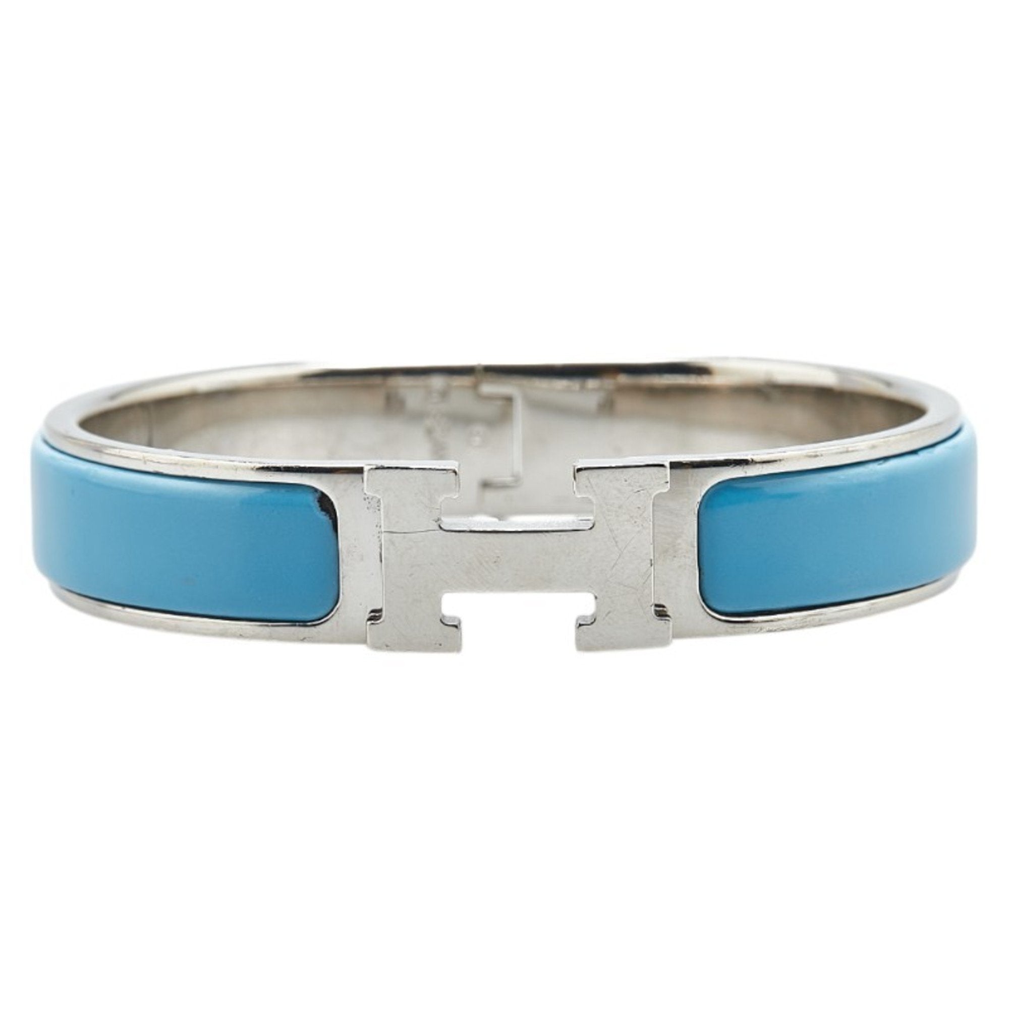 Bracelet Metal Light Blue and Silver