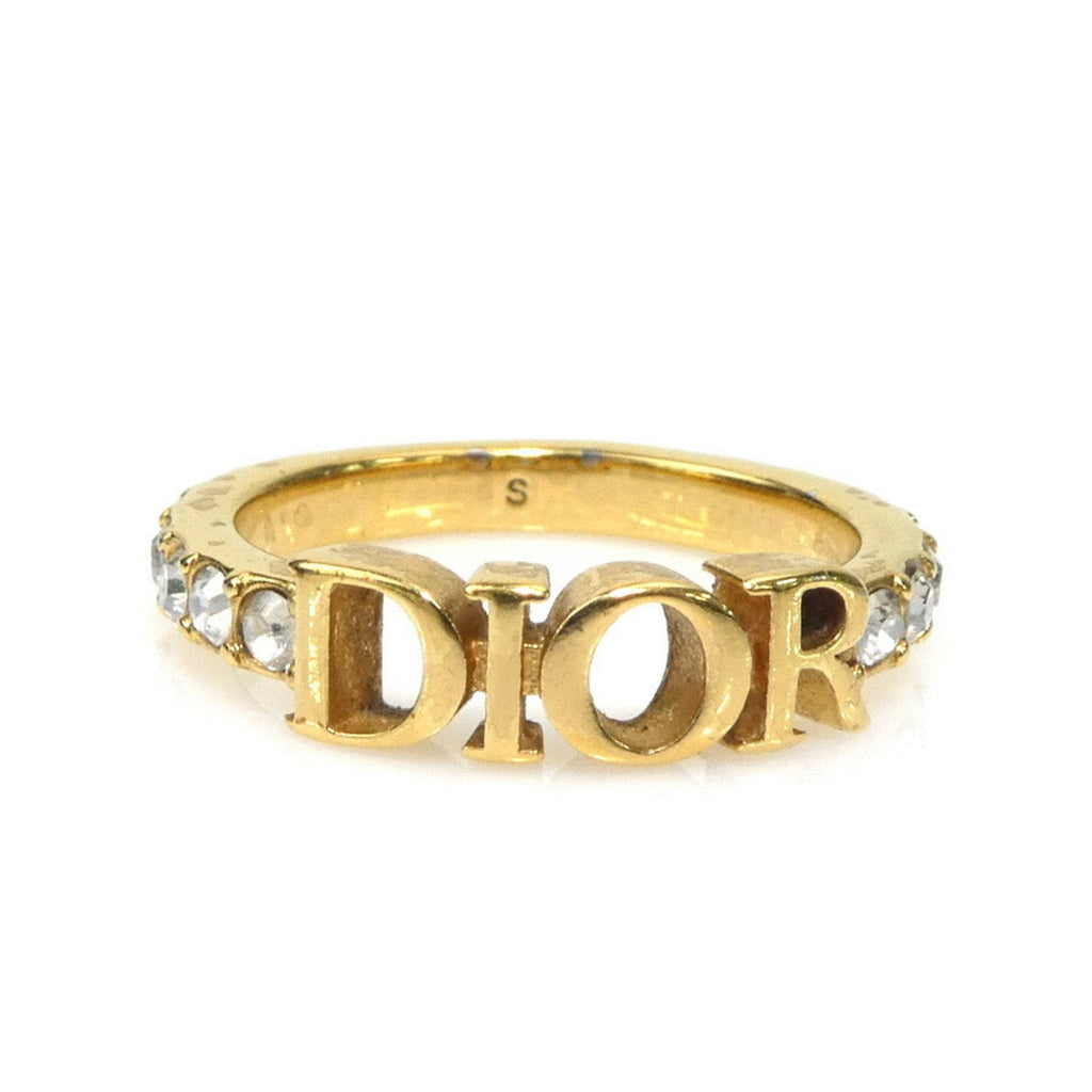 Ring Metal and Rhinestone Gold and Silver