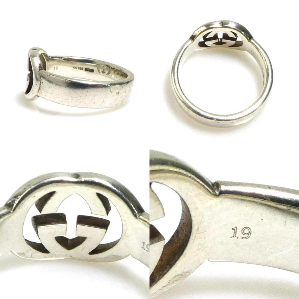 Interlocking G Ring Sterling Silver