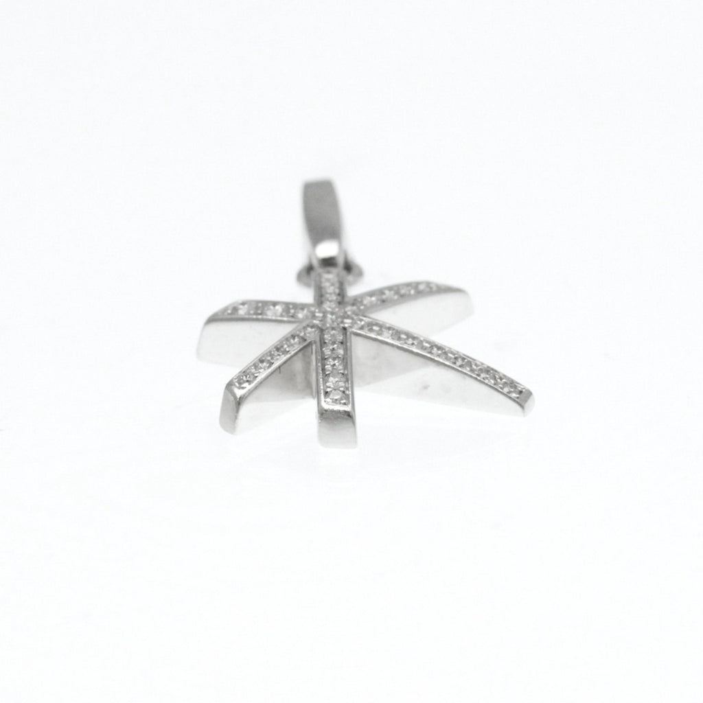 Pendant Necklace 18K White Gold with Diamond