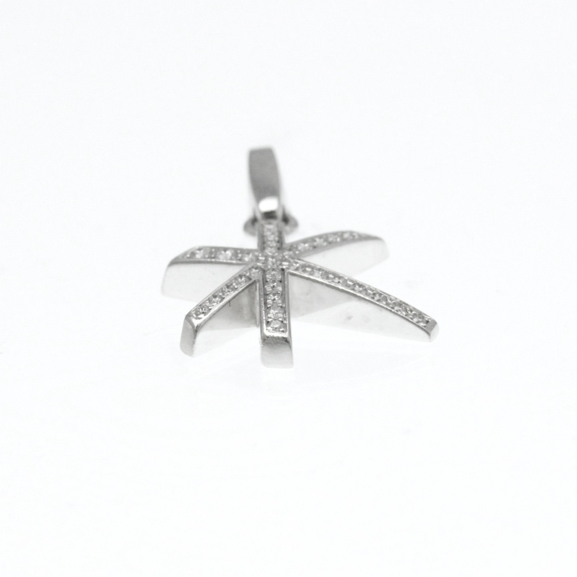Pendant Necklace 18K White Gold with Diamond