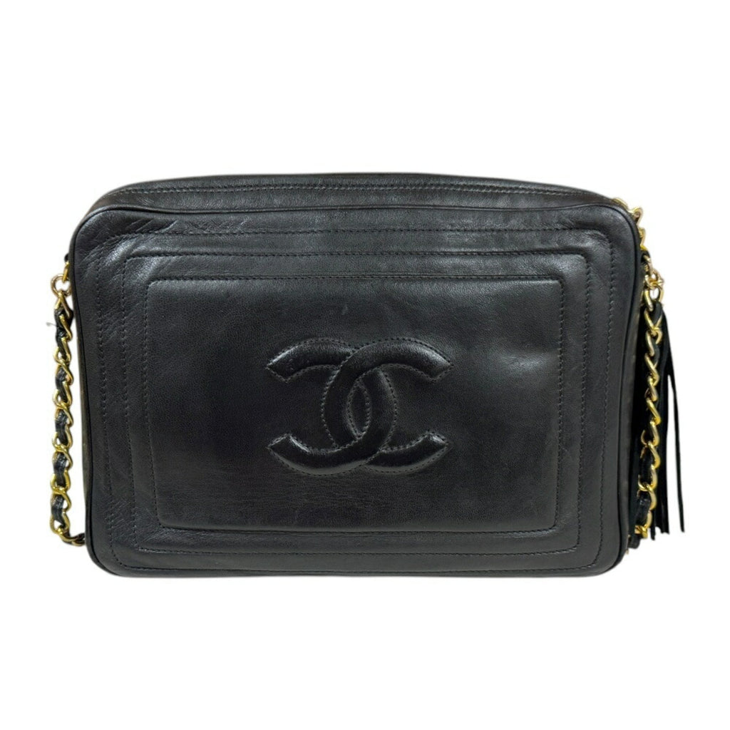 Vintage CC Tassel Camera Bag Lambskin Small