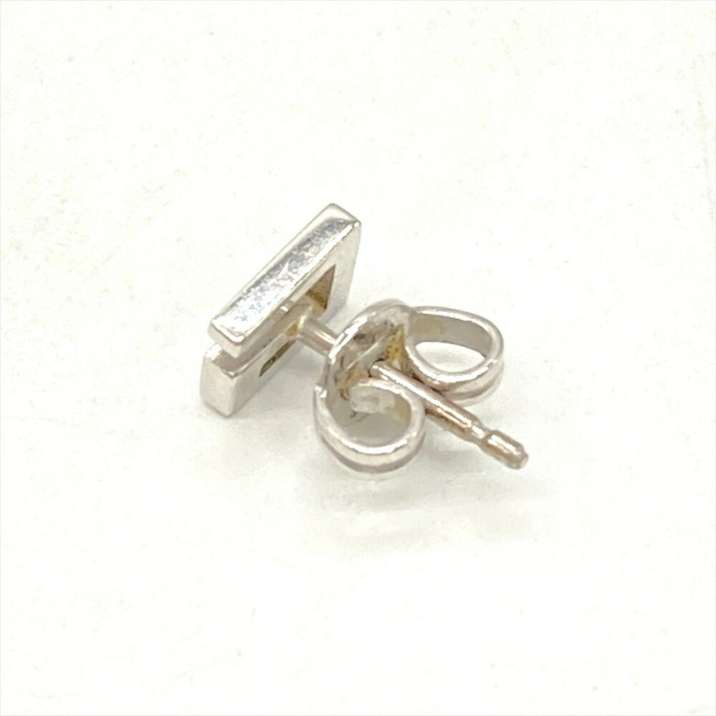Single Earring 18K White Gold