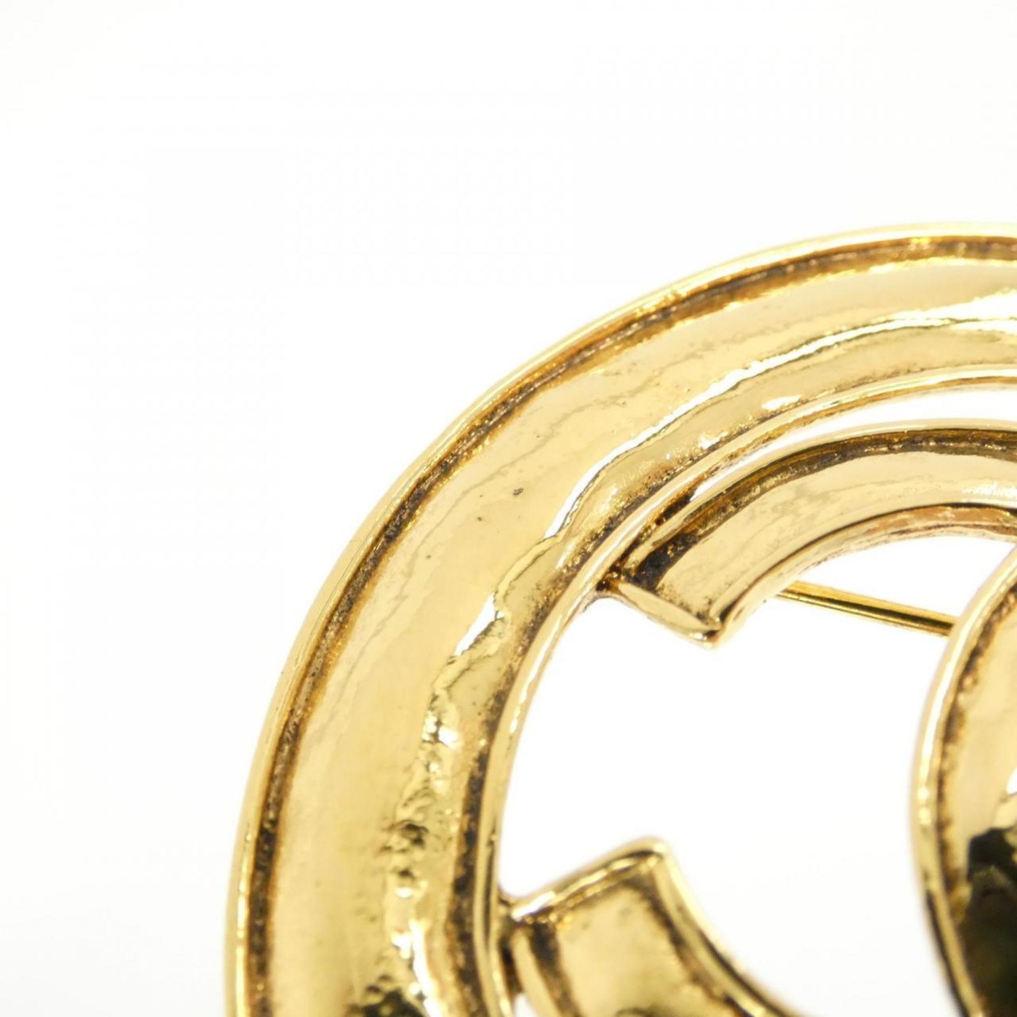 Brooch Gold-Tone Metal