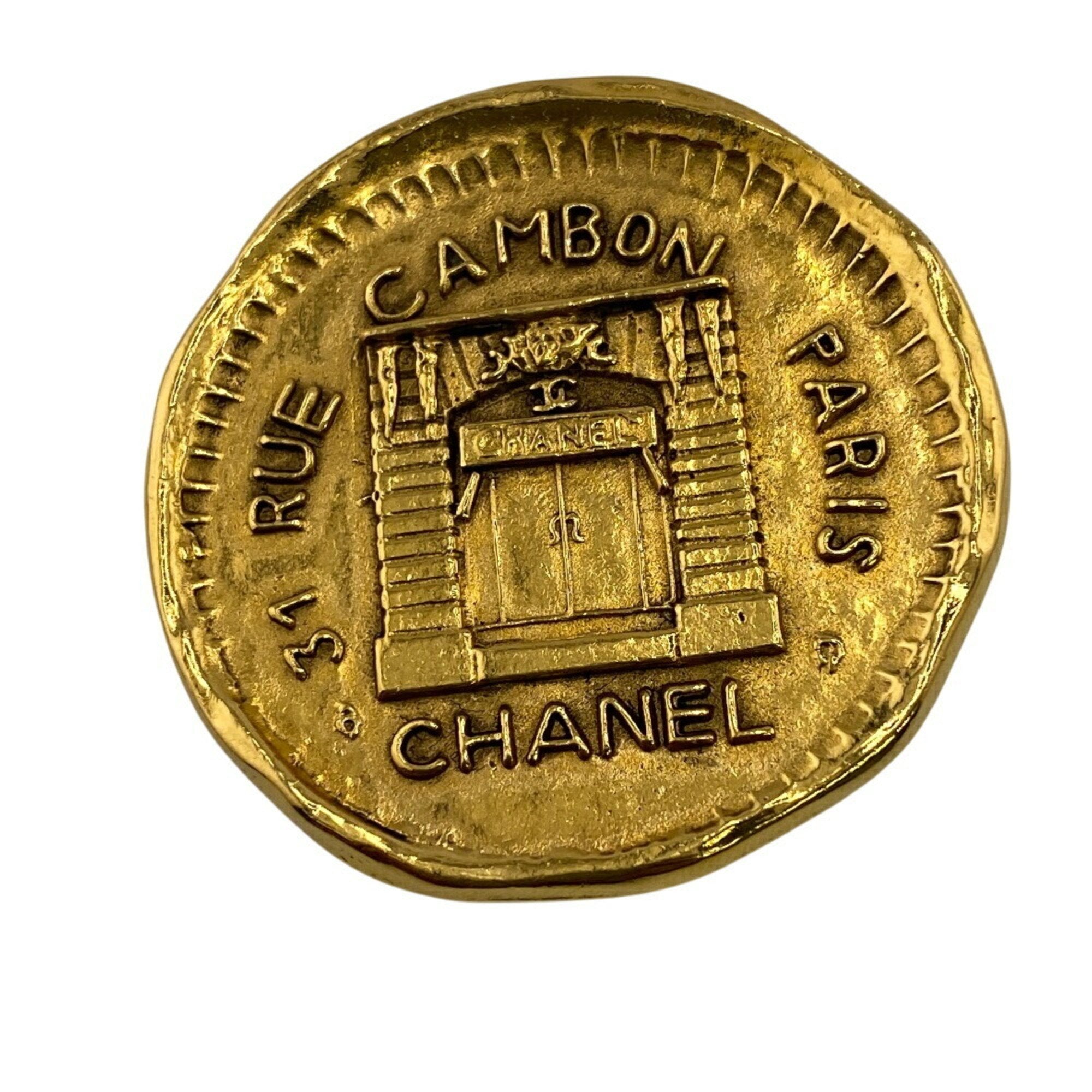 31 Rue Cambon Brooch Metal