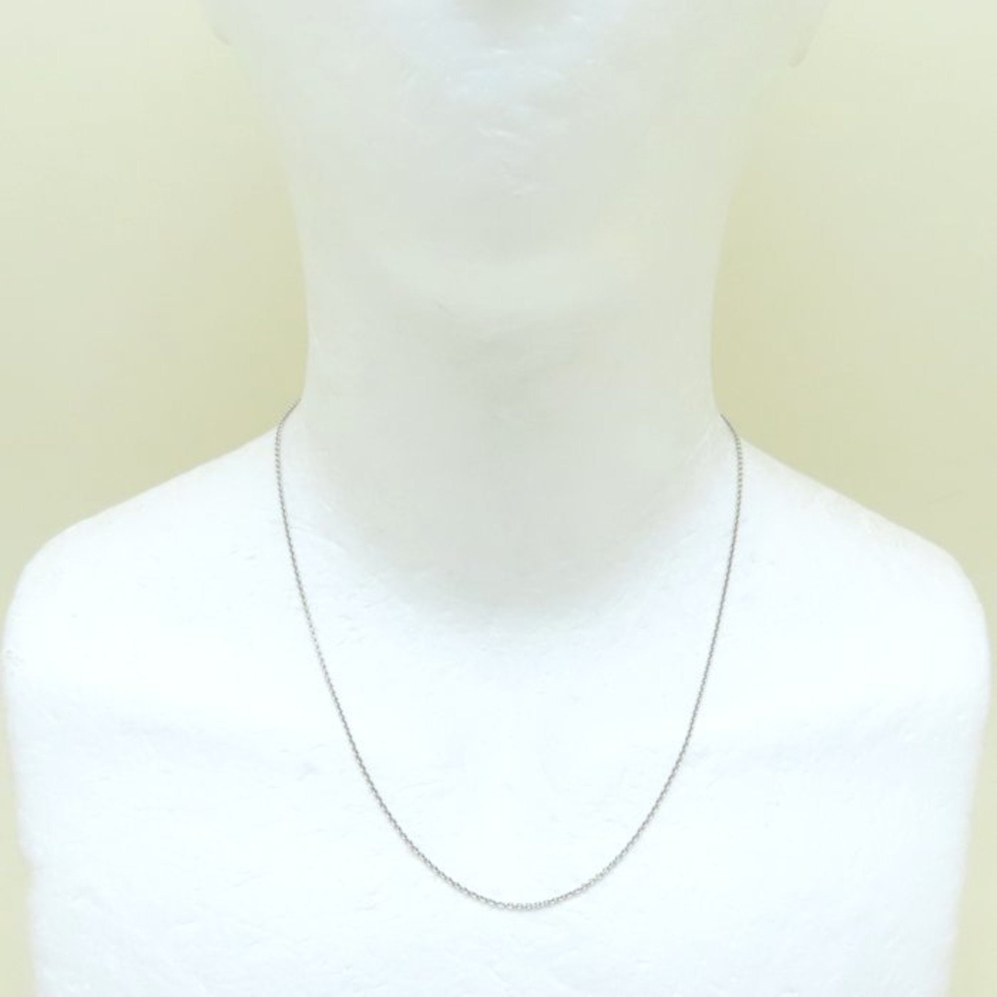 Pendant Necklace Platinum 45.5cm