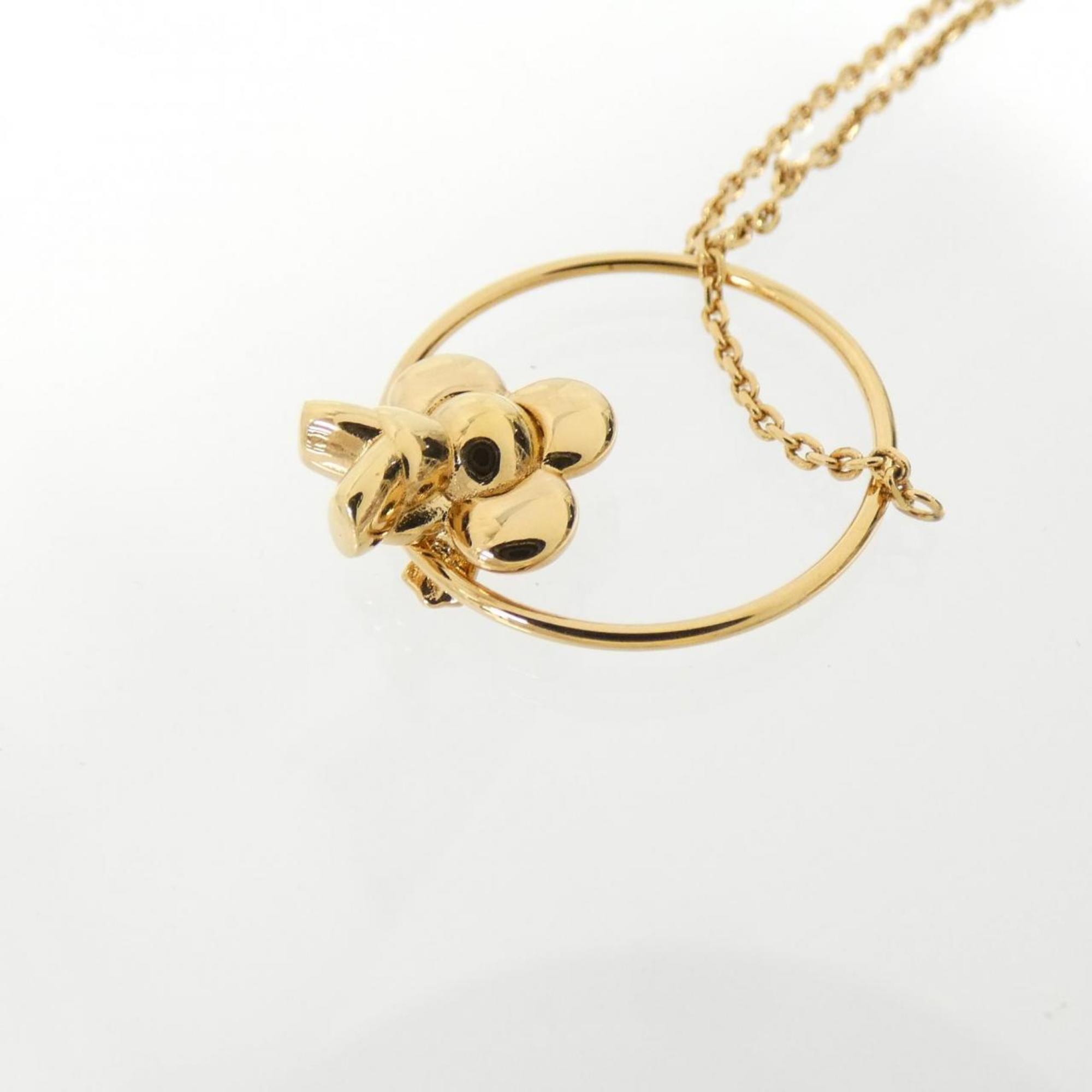 Vivienne Swinging Pendant Necklace Gold