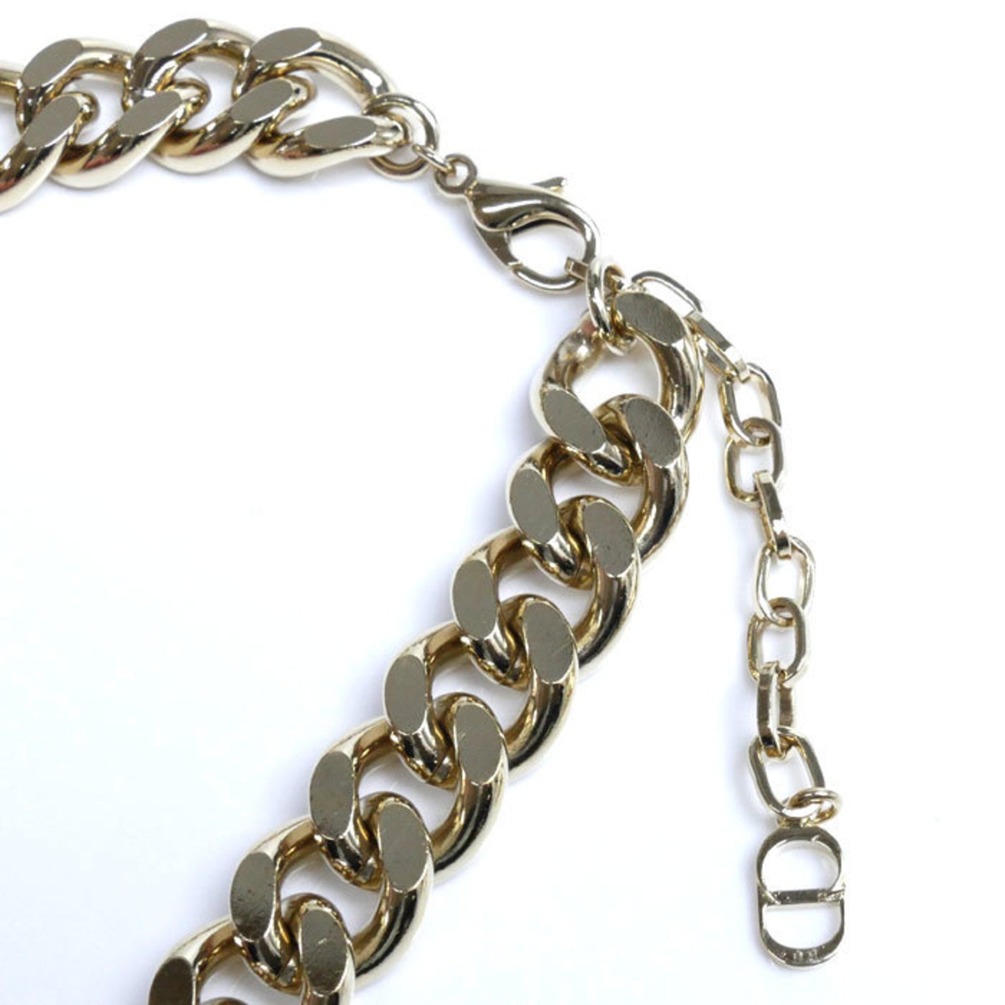 Pendant Necklace Brass Gold Chain Link