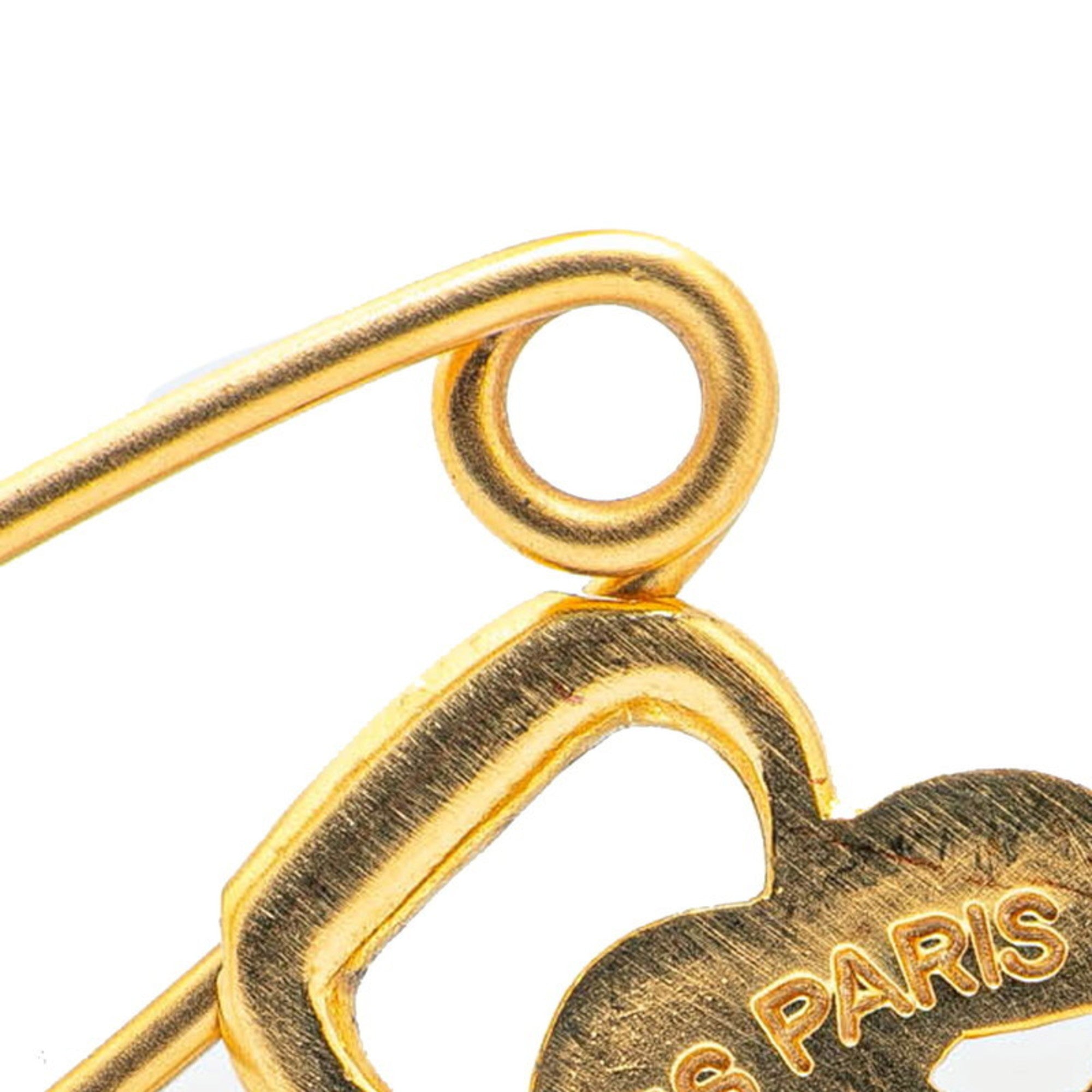 Horse Motif Brooch Gold