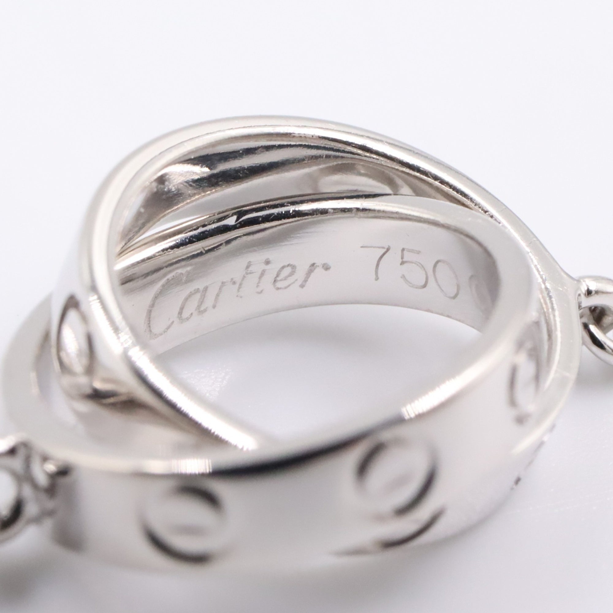 Love Pendant Necklace 18K White Gold