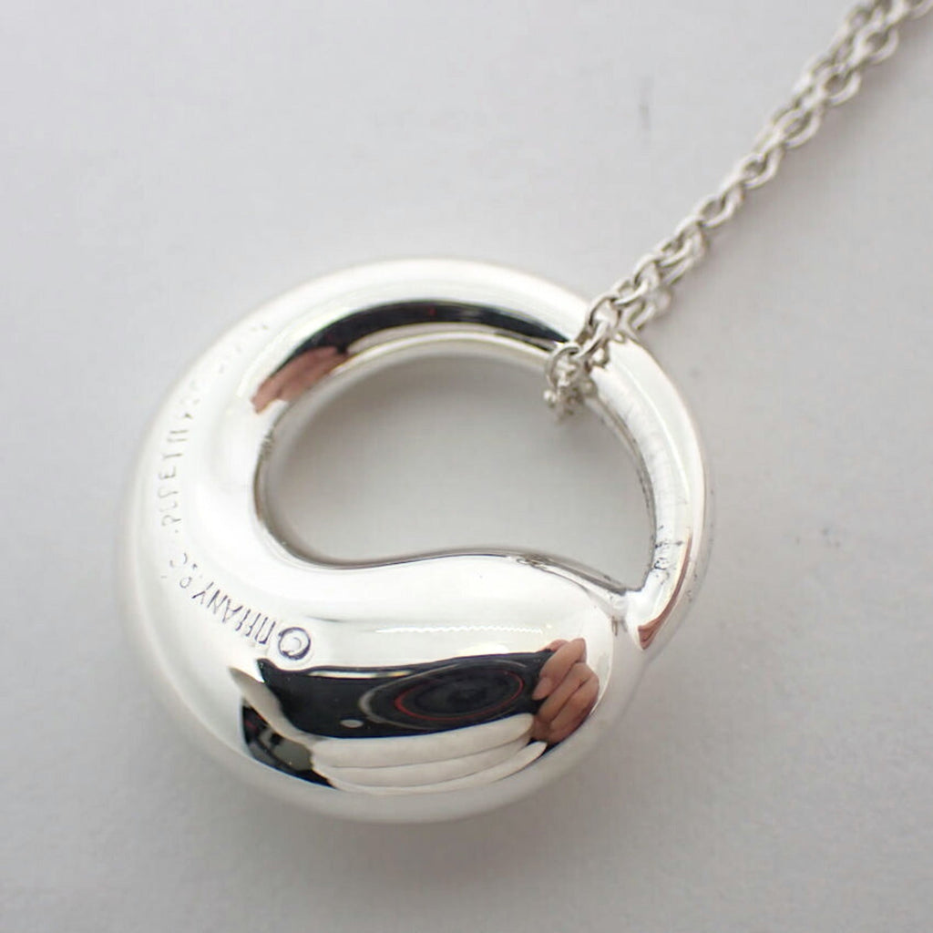 Eternal Circle Pendant Necklace Sterling Silver