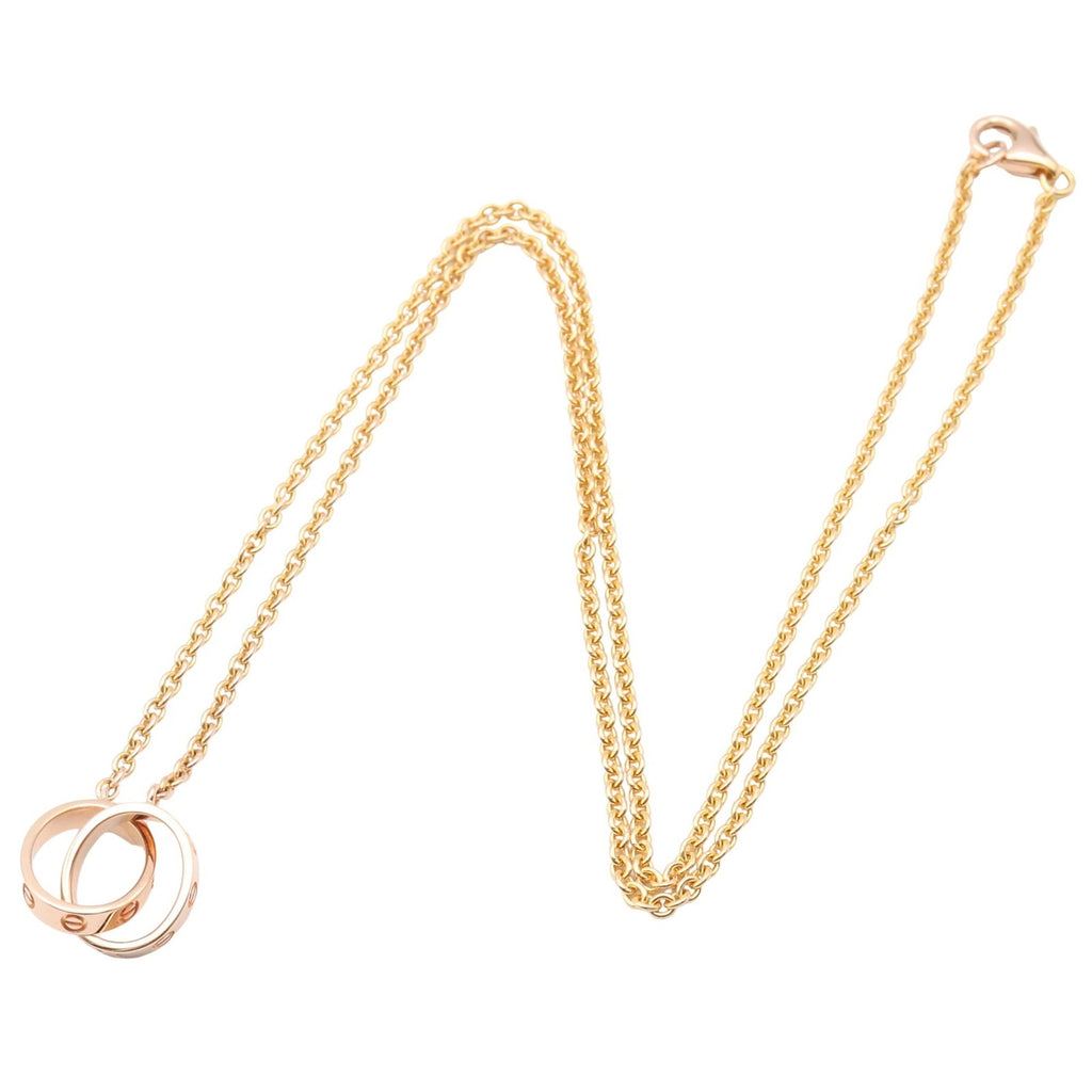 Love Pendant Necklace 18K Rose Gold