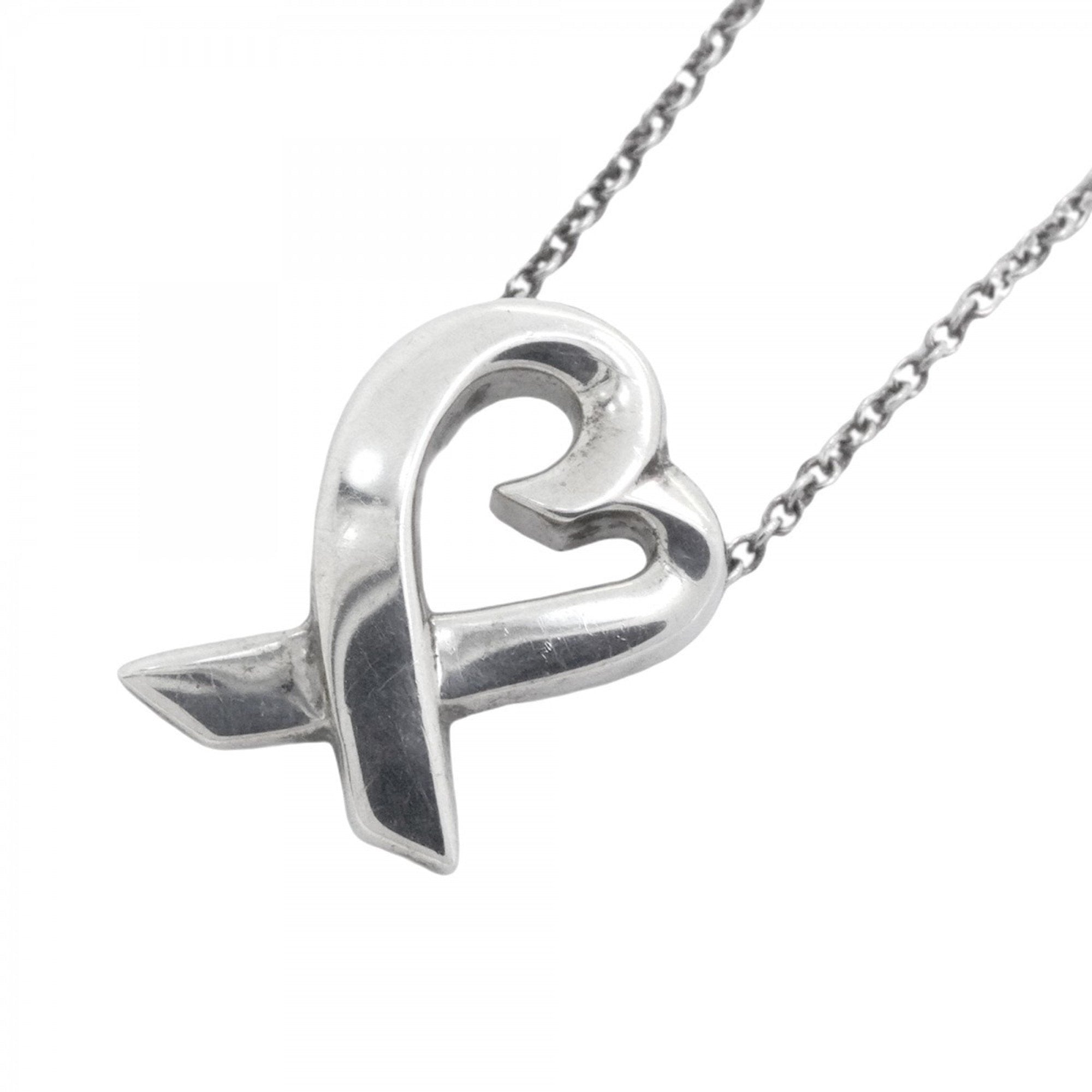 Loving Heart Pendant Necklace Sterling Silver