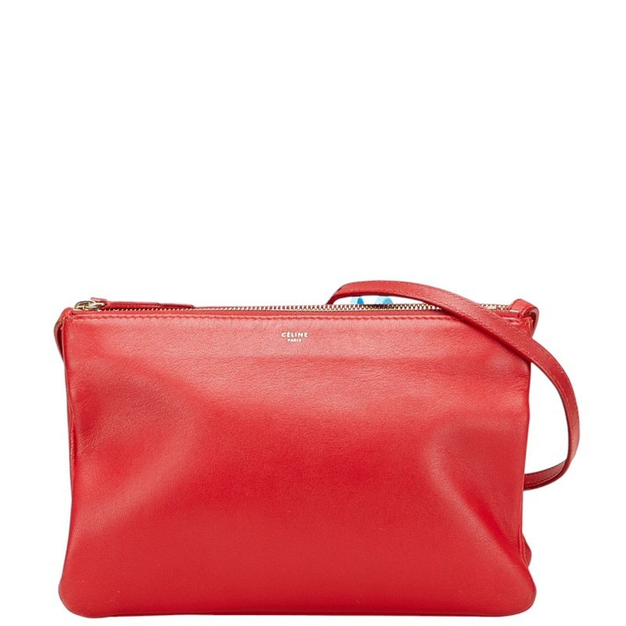 Trio Crossbody Bag Leather Large